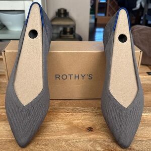 Rothy's Charcoal Pointed Flats